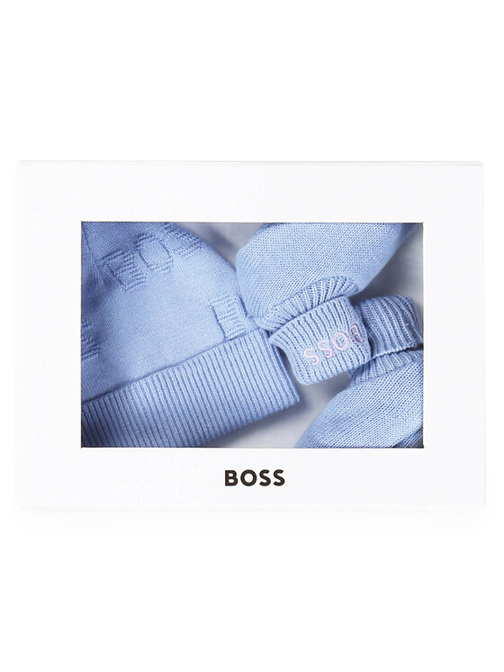 BOSS Boss Set čepice a ponožky J98421 Modrá