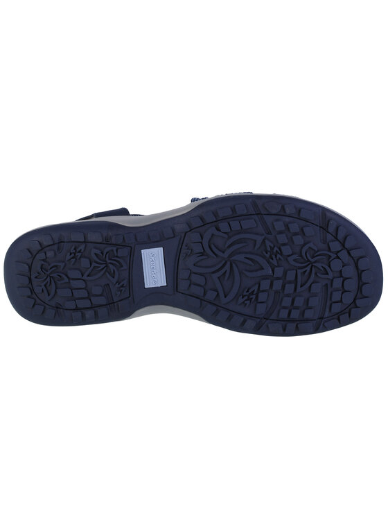 Skechers Skechers Sandały Reggae Slim - Turn It Up Granatowy