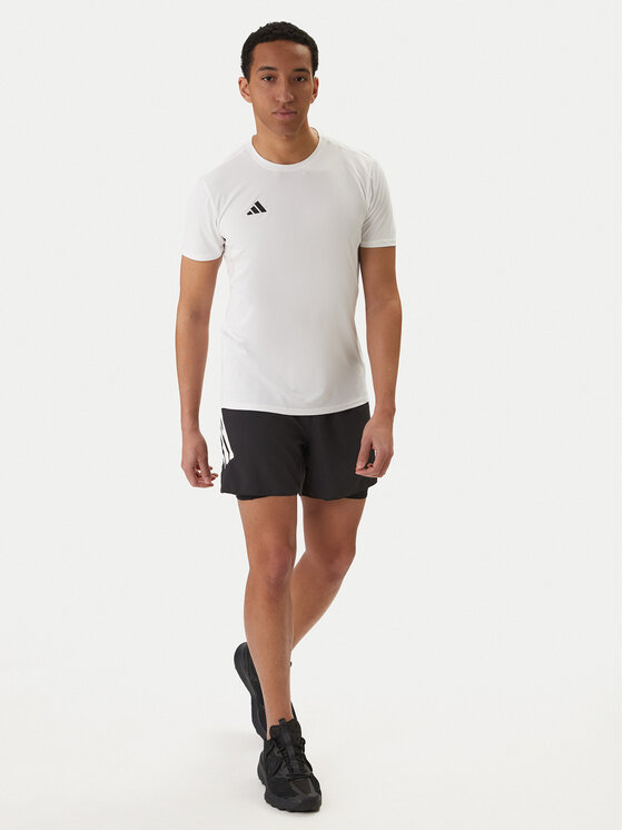 adidas adidas Tehniline särk Adizero Essentials IN1157 Valge Slim Fit