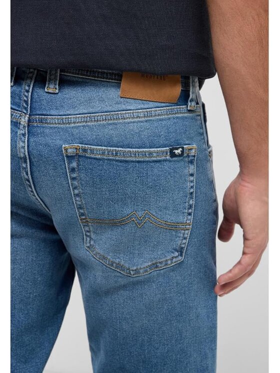 Mustang Mustang Jeans Denver Tapered Blu Loose Fit