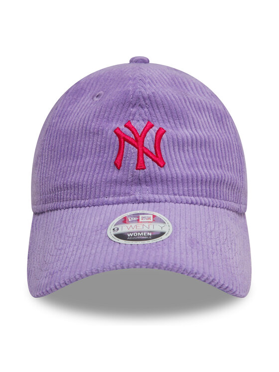 New Era New Era Kepurė su snapeliu New York Yankees Cord 9Twenty 60595365 Violetinė