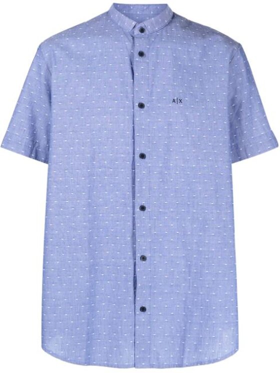 Armani Exchange Armani Exchange Košile 3RZC28 ZN1BZ 85CG Modrá Slim Fit