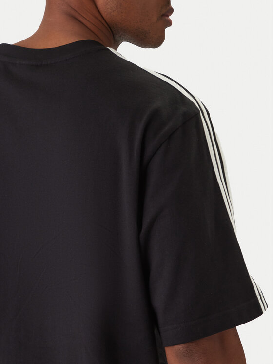 adidas adidas T-Shirt adicolor 3-Stripes KD4095 Czarny Oversize