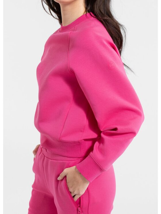 PITBULL PITBULL Bluza Discovery Różowy Regular Fit