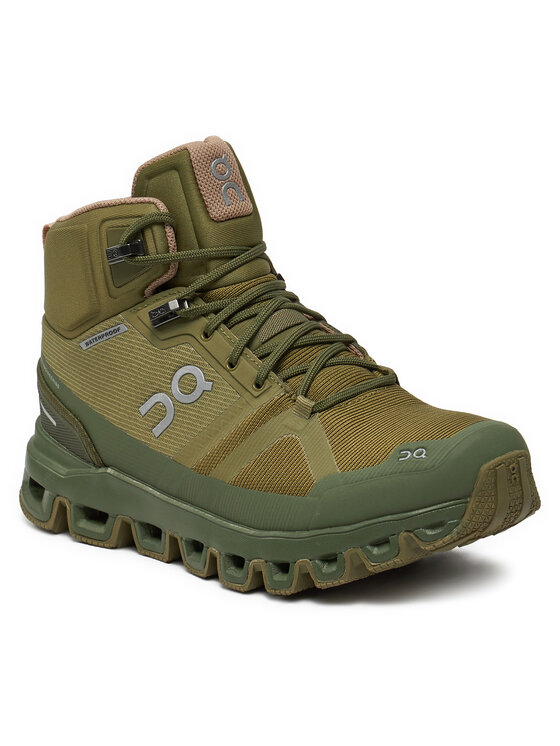 On On Pārgājienu apavi Cloudrock Waterproof 2399245 Zaļš
