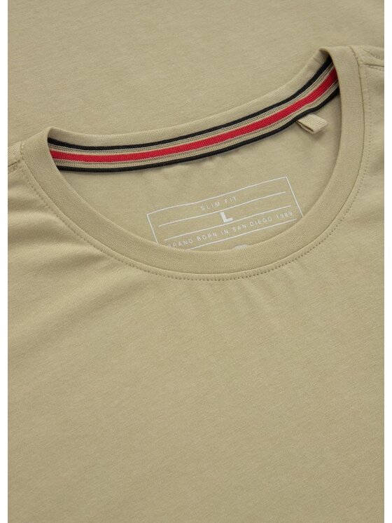 PITBULL PITBULL T-Shirt Koszulka Beżowy Regular Fit