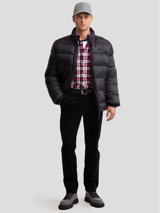 BIG STAR BIG STAR Spodnie materiałowe TREVIS_906_350 Czarny Chino Fit