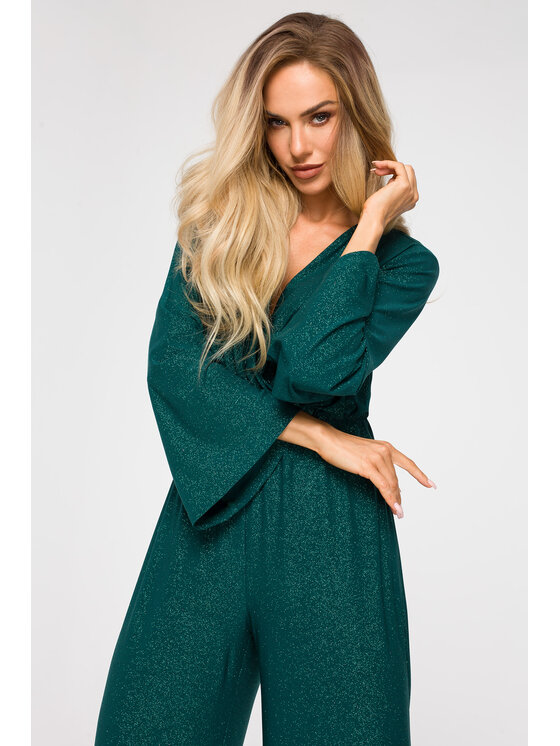 Made of Emotion Made of Emotion Jumpsuit M720 Verde Premium Fit