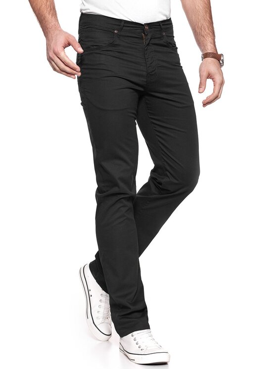 Wrangler Wrangler Pantaloni di tessuto ARIZONA Nero Straight Fit