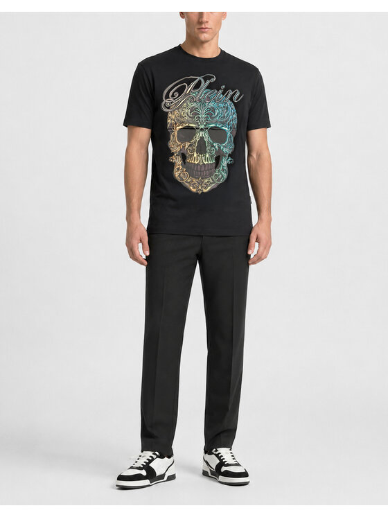 PHILIPP PLEIN PHILIPP PLEIN T-Shirt 31632 Černá Regular Fit