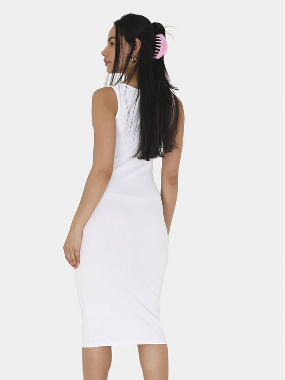 Brave Soul Brave Soul Ljetna haljina LDRJ-624RICKI Bijela Slim Fit