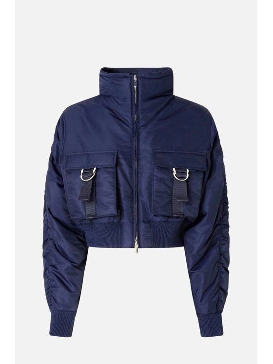 PINKO PINKO Kurtka bomber Pinot Granatowy Oversize