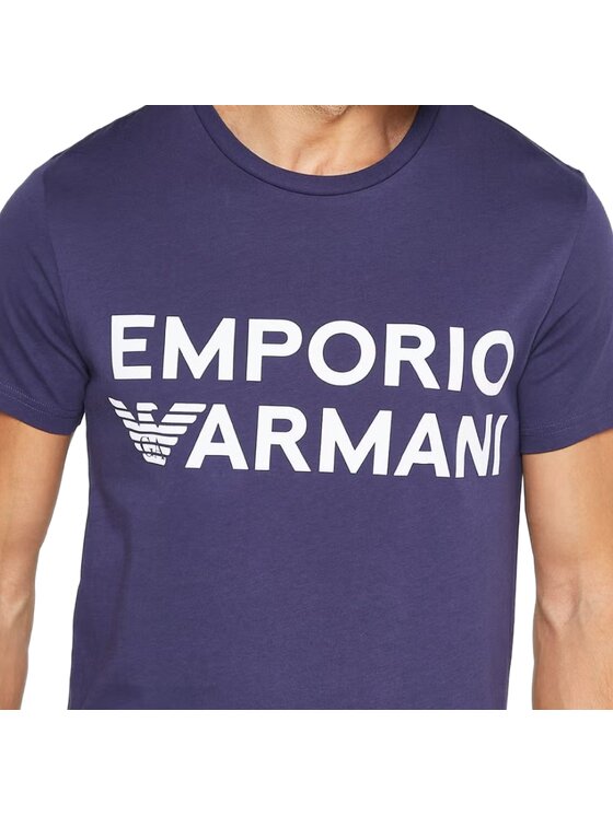 Emporio Armani Underwear Emporio Armani Underwear Tričko 2118313R479 Tmavomodrá Regular Fit