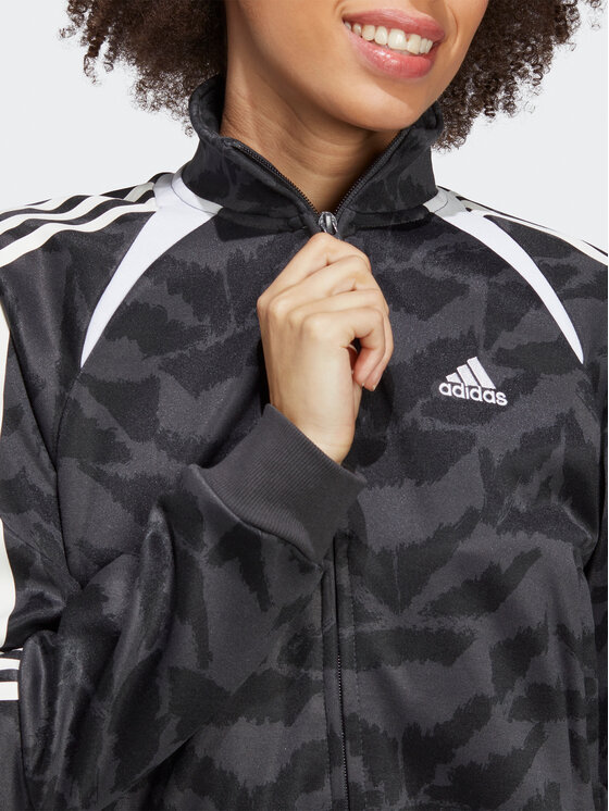 adidas adidas Суитшърт Tiro Suit Up Lifestyle Track Top IC6649 Сив Loose Fit