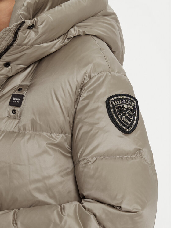 Blauer Blauer Pehelykabát 24WBLDB03558 Bézs Regular Fit