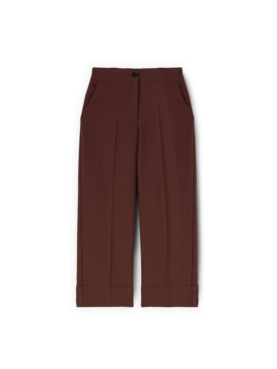 Motivi Motivi Pantaloni di tessuto P044Q004242N022 Marrone Regular Fit