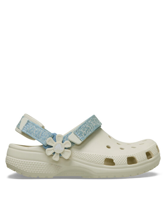 Crocs Crocs Natikači Clsc Dnm Flwr Adj BackstrapCgK 212511 Siva