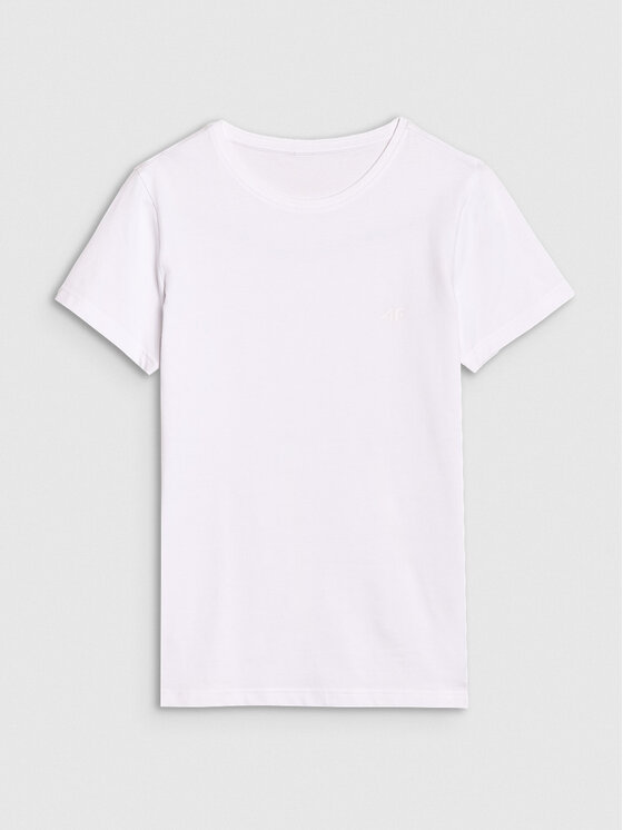 4F 4F T-shirt NOS Bianco Slim Fit