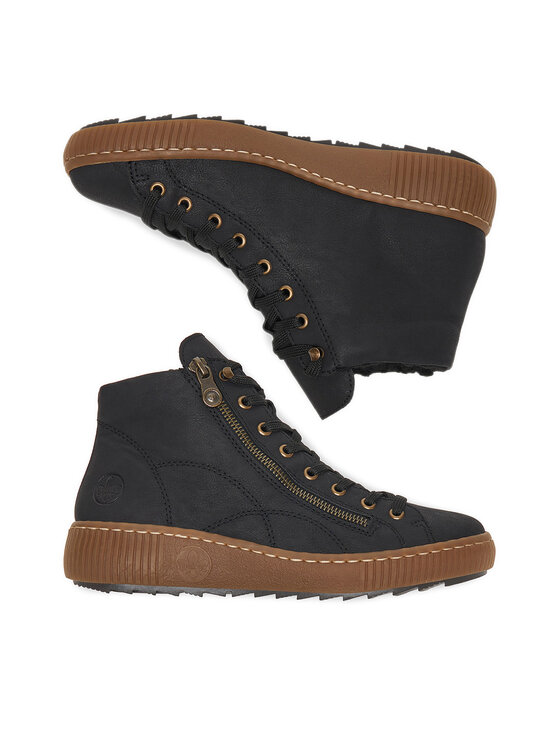 Rieker Rieker Schnürschuhe CEO-Z6610-00 Schwarz