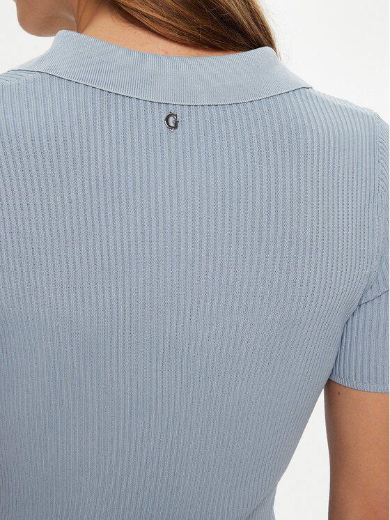 Guess Guess Džemper W5RR25 Z2U00 Svijetloplava Regular Fit