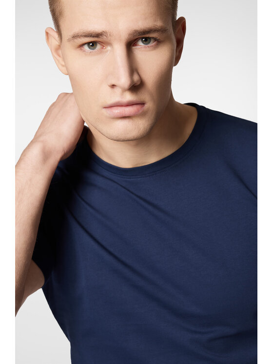 Próchnik Próchnik T-Shirt PM6 TS073124000033 Granatowy Regular Fit