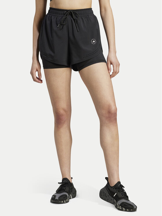 adidas by Stella McCartney Športové kraťasy Stella McCartney TruePurpose 2-in-1 IB6824 Čierna Regular Fit