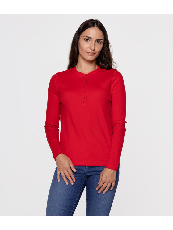 Lee Cooper Lee Cooper T-Shirt DAFNE Czerwony Regular Fit
