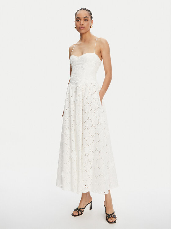 BARDOT BARDOT Abito da cocktail Estie 59786DB2 Bianco Regular Fit