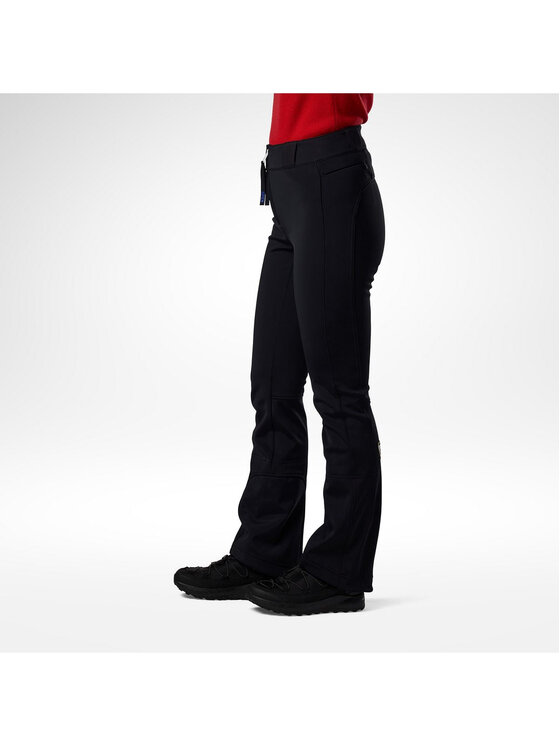 Rossignol Rossignol Spodnie narciarskie W Jcc Softshell Ski Pant Czarny Slim Fit