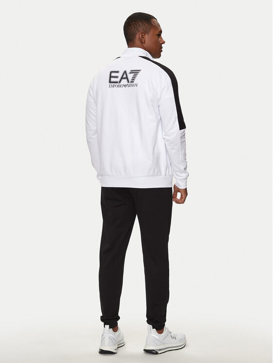 EA7 Emporio Armani EA7 Emporio Armani Sportinis kostiumas 6DPV57 PJVRZ 21BA Balta Regular Fit