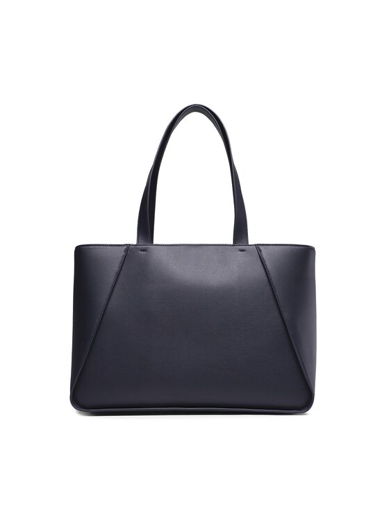 Tommy Hilfiger Tommy Hilfiger Handtasche Th Casual Tote AW0AW14176 Dunkelblau