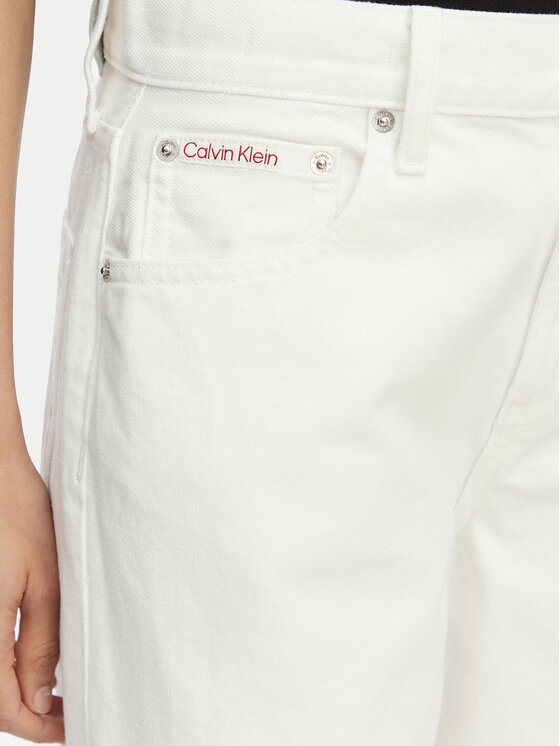 Calvin Klein Jeans Calvin Klein Jeans Дънки LV047F733G Кремав Wide Leg