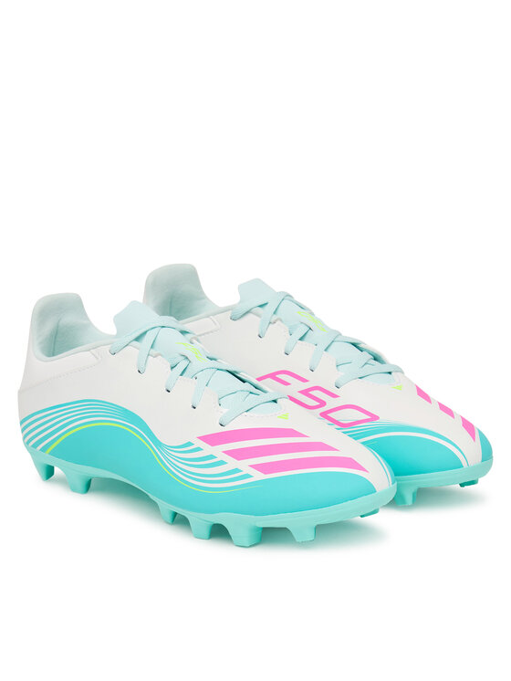 adidas adidas Futbalové topánky F50 Messi Club Fg/Mg JQ0946 Tyrkysová