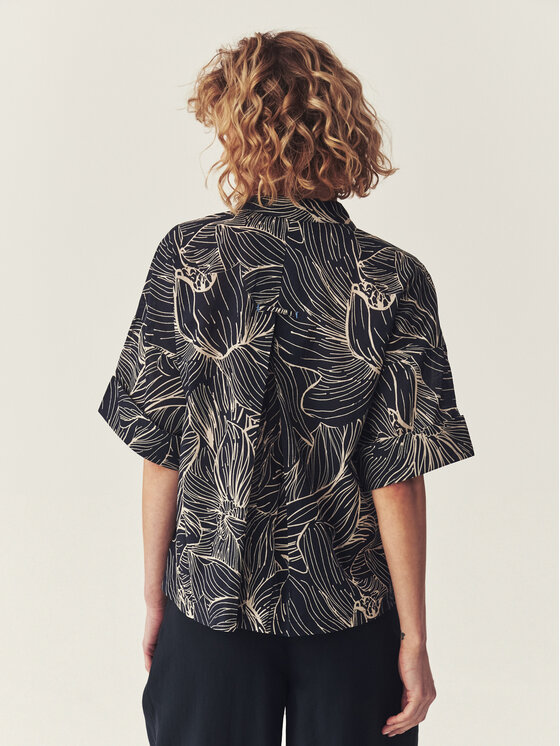 TATUUM TATUUM Koszula MERA Granatowy Loose Fit
