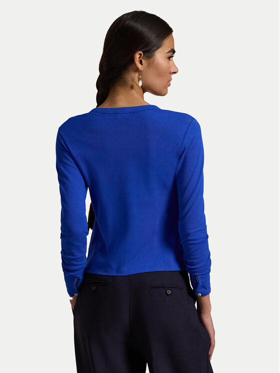 Polo Ralph Lauren Polo Ralph Lauren Kardigán 211941175007 Kék Slim Fit