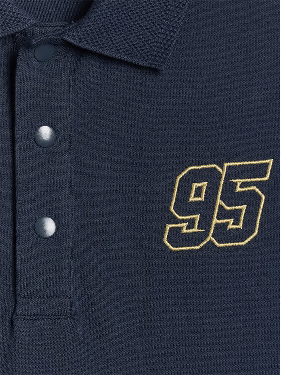 4F 4F Polo MOTOSPORTS 2026 Granatowy Regular Fit