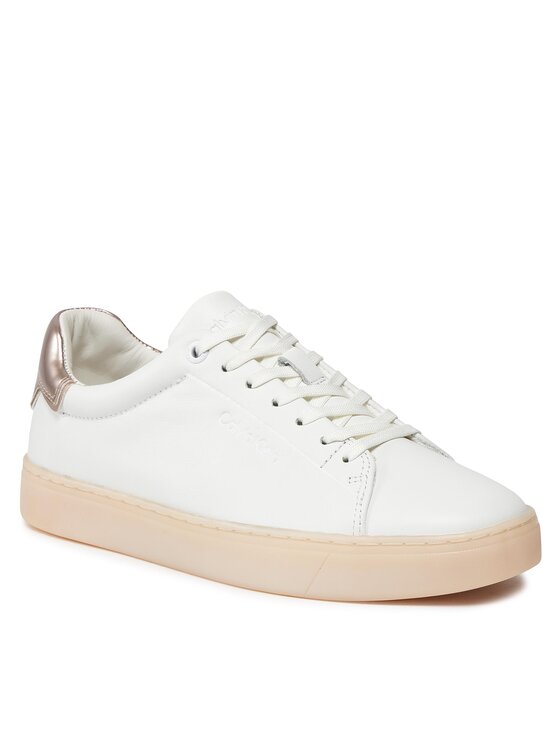 Calvin Klein Calvin Klein Tenisice Cupsole Lace Up Pearl HW0HW01897 Bijela