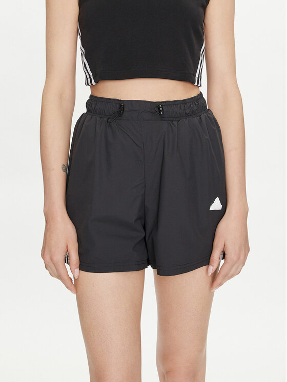 adidas adidas Pantaloni scurți sport Future Icons 3-Stripes IP1568 Negru Loose Fit
