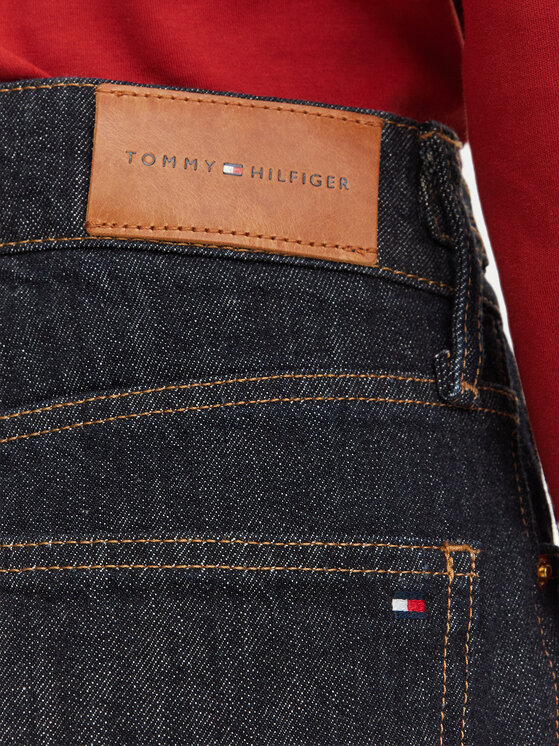 Tommy Hilfiger Tommy Hilfiger Τζιν Jackie WW0WW51405 Σκούρο μπλε Tapered Fit