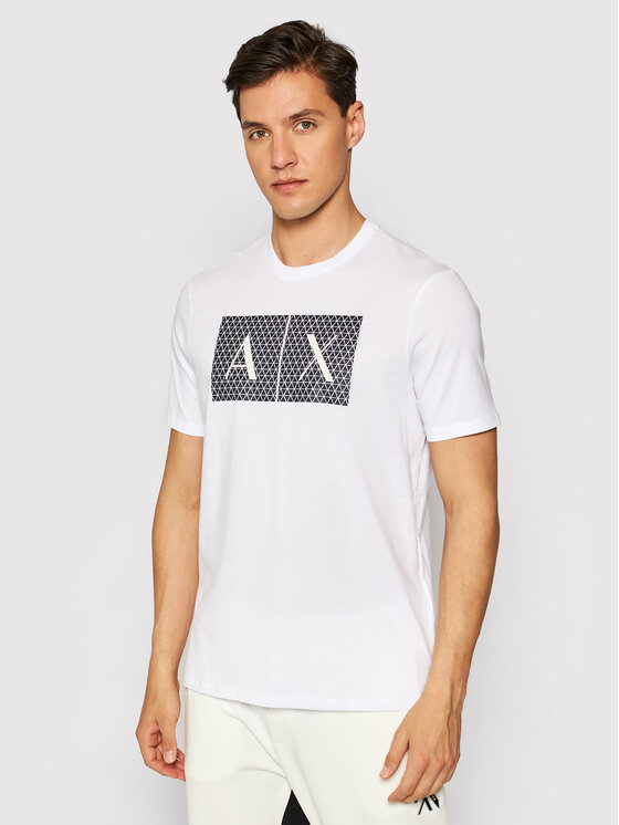 Armani Exchange Armani Exchange Póló 8NZTCK Z8H4Z 1100 Fehér Slim Fit