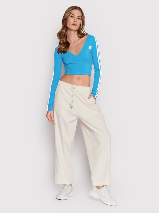 Blusa adicolor Classics HC2041 Blu Slim Fit