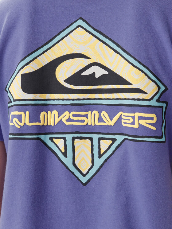 Quiksilver Quiksilver Marškinėliai EQWZT03181 Violetinė Relaxed Fit