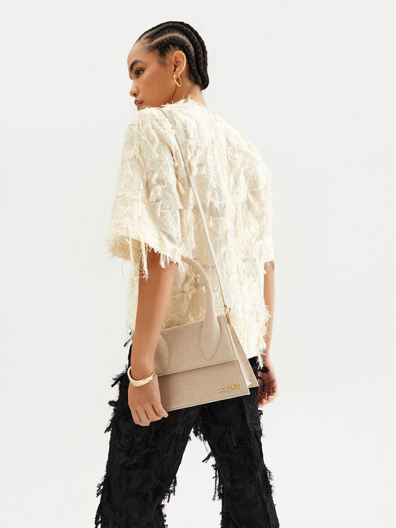JACQUEMUS JACQUEMUS Ročna torba Le Grand Chiquioto 213BA003 Bež