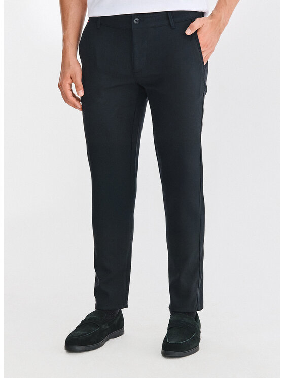 Pako Lorente Pako Lorente Spodnie materiałowe P25WF-WX-006 Granatowy Slim Fit