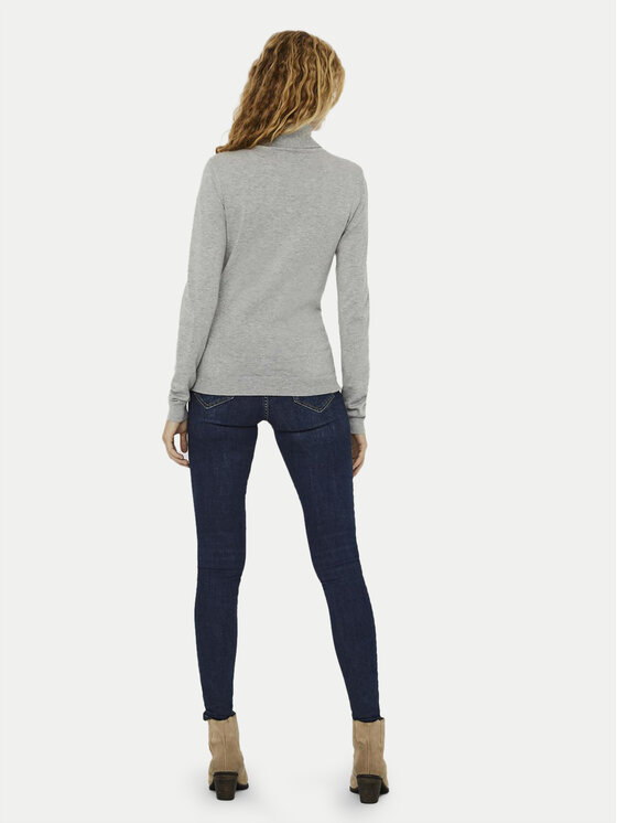 Vero Moda Vero Moda Rollkragenpullover Glory 10231630 Grau Regular Fit