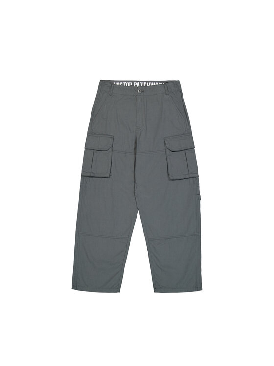 Alpha Industries Alpha Industries Spodnie cargo Ripstop Patchwork Pant Szary Relaxed Fit