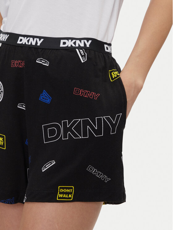 DKNY DKNY Piżama YI70051 Czarny Regular Fit