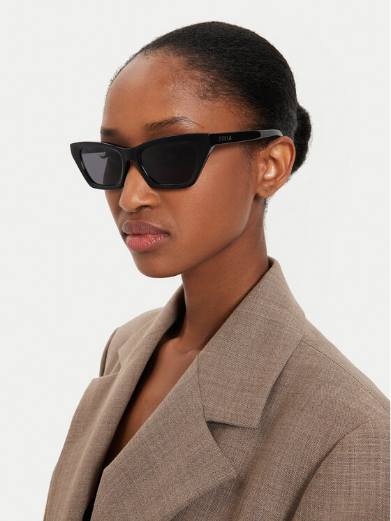 Furla Furla Okulary przeciwsłoneczne Sunglasses Sfu777 WD00098-A.0116-O6000-4401 Czarny