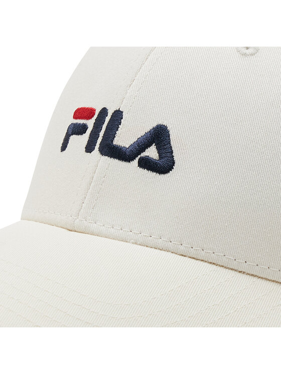 Fila Fila Czapka z daszkiem Brasov 6 Panel Cap With Linear Logo Strap Back FCU0019 Biały