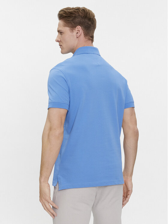 Tommy Hilfiger Tommy Hilfiger Polo 1985 MW0MW17771 Niebieski Slim Fit